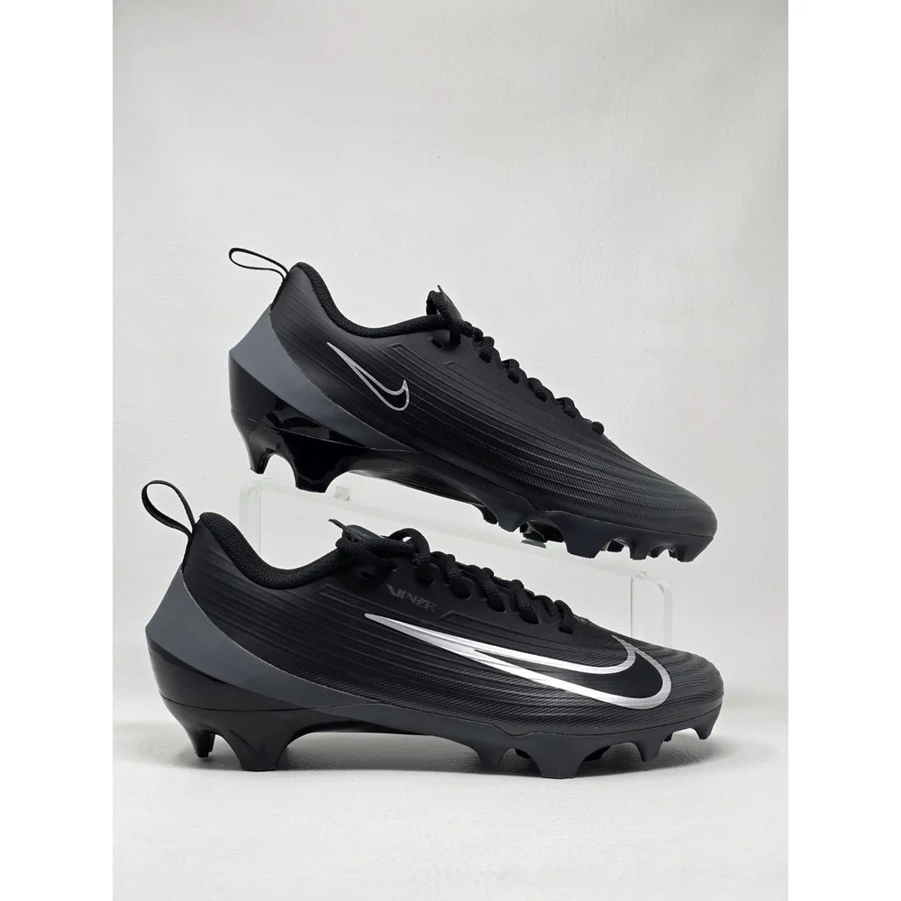 Nike Vapor Edge Speed 3 Size 7.5 Mens Football Cleats Black Gray FB3303-002 New